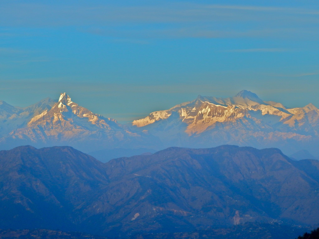 Sunset Himalaya view from Tansen, Nepal towns to visit in nepal where to go in nepal as a single female nepal travel blog