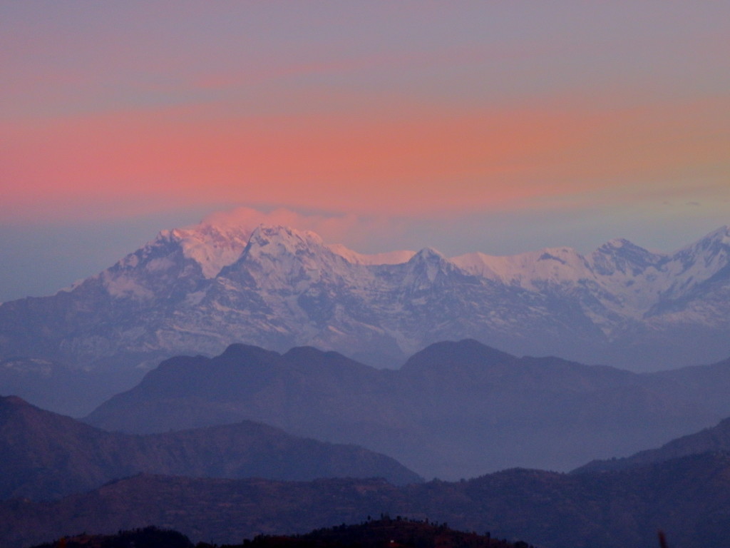 view of the Himalayas from Tansen Nepal off the beaten path destinations in nepal visit to tansen in nepal travel blog