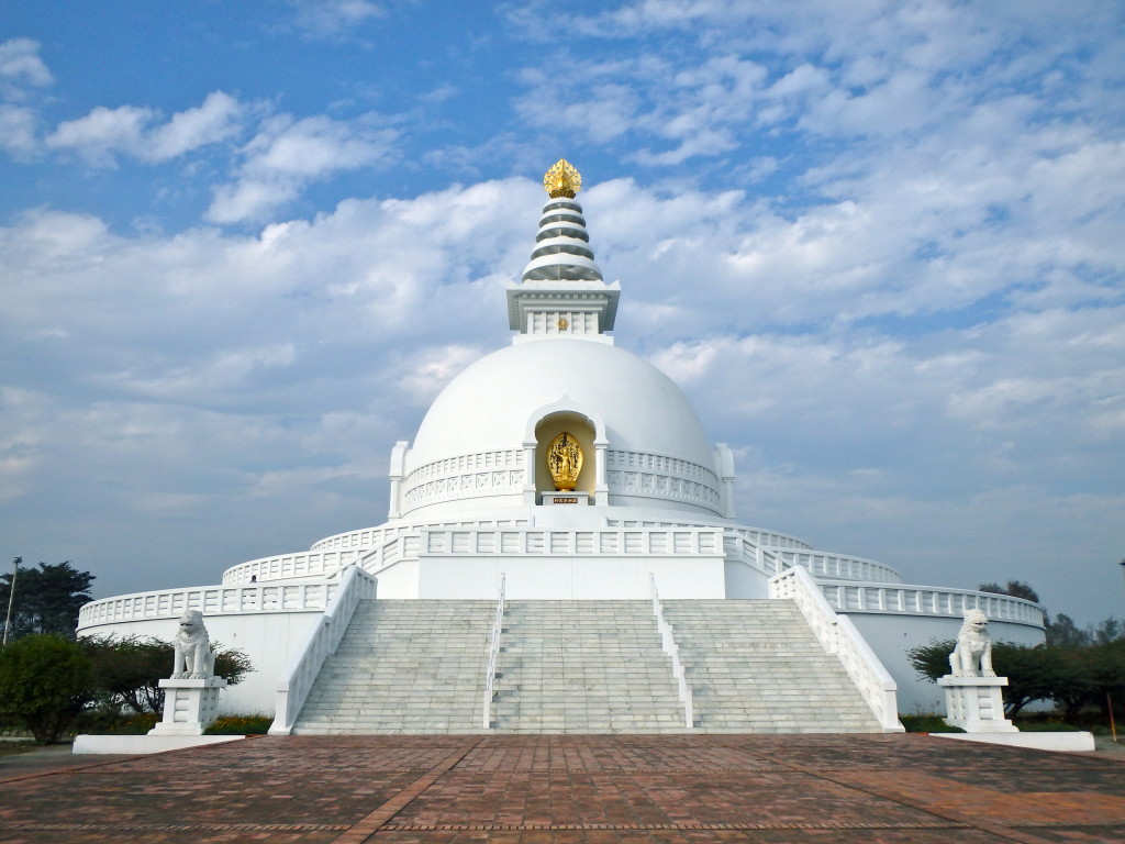 Lumbini World Peace Stupa is nepal safe for women best cities in nepal for tourists