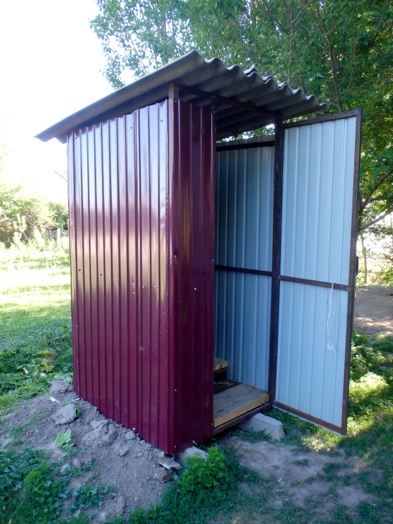 Do they use outhouses in Kyrgyzstan?