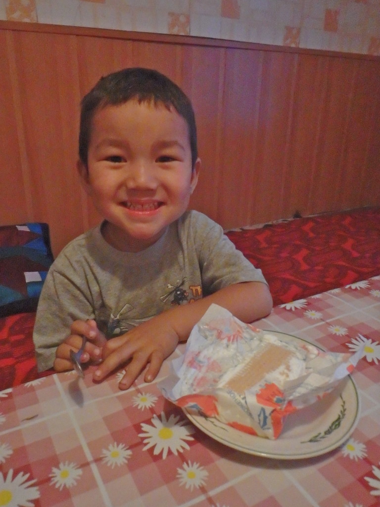 Kyrgyzstan living in the village