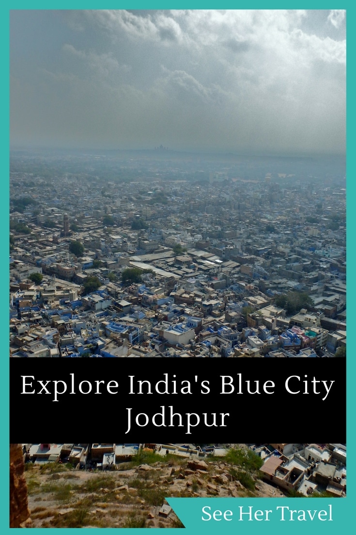 Jodhpur India, the Blue City with thriving Markets, windy streets and the fantastic Mehrangarh Fort is a fantastic place to visit in India, safe and quiet for female travellers and full of great places to stay