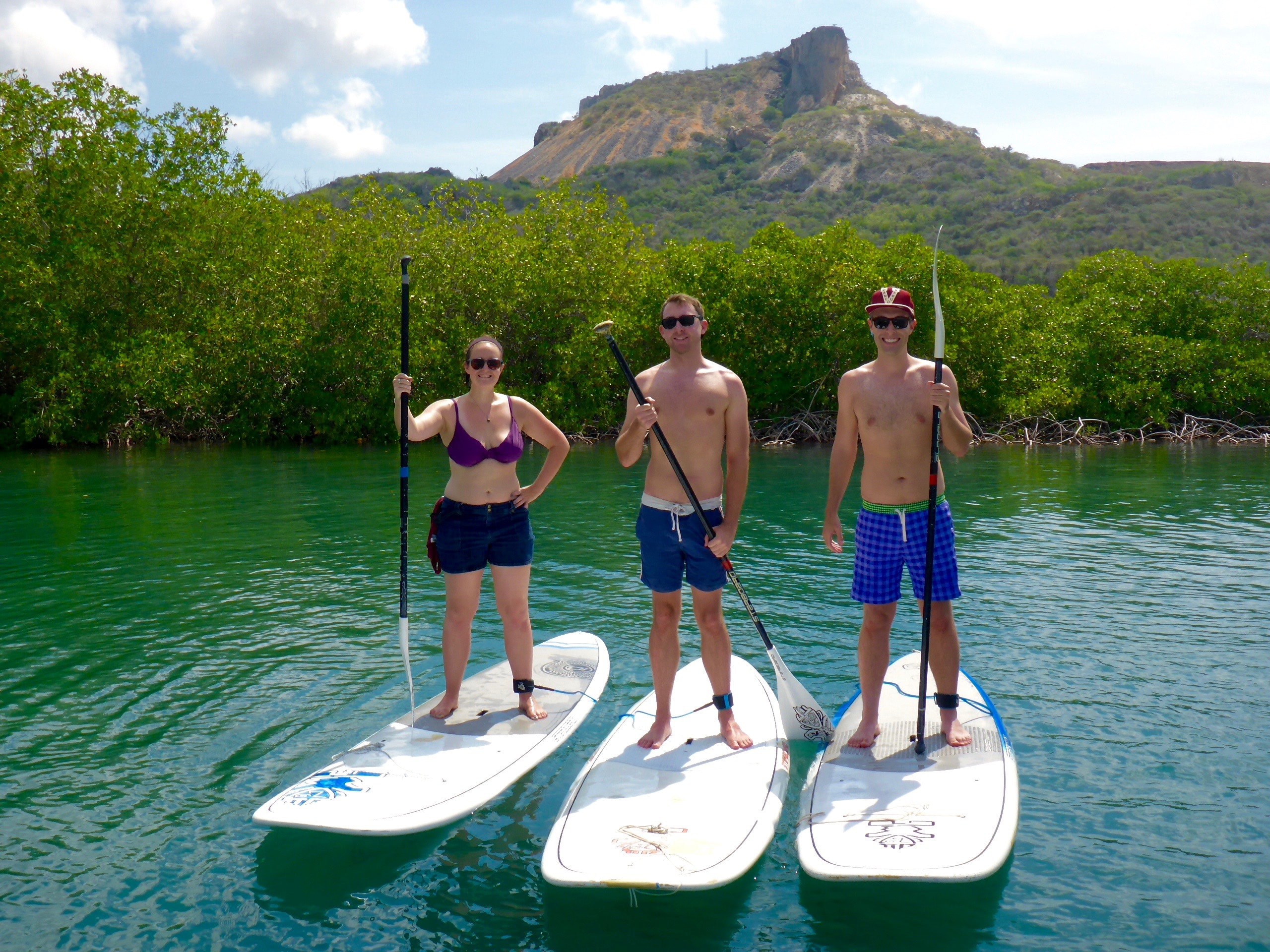 Table mountain curacao paddle boarding SUP