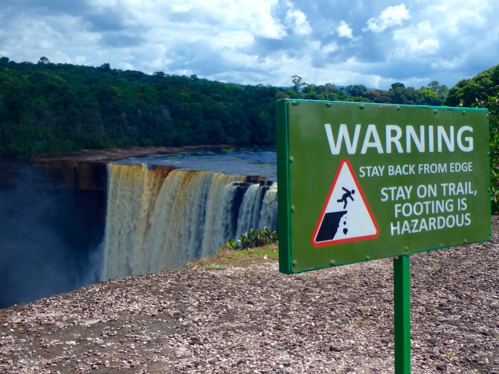 safety at kaieteur falls best places to visit in guyana