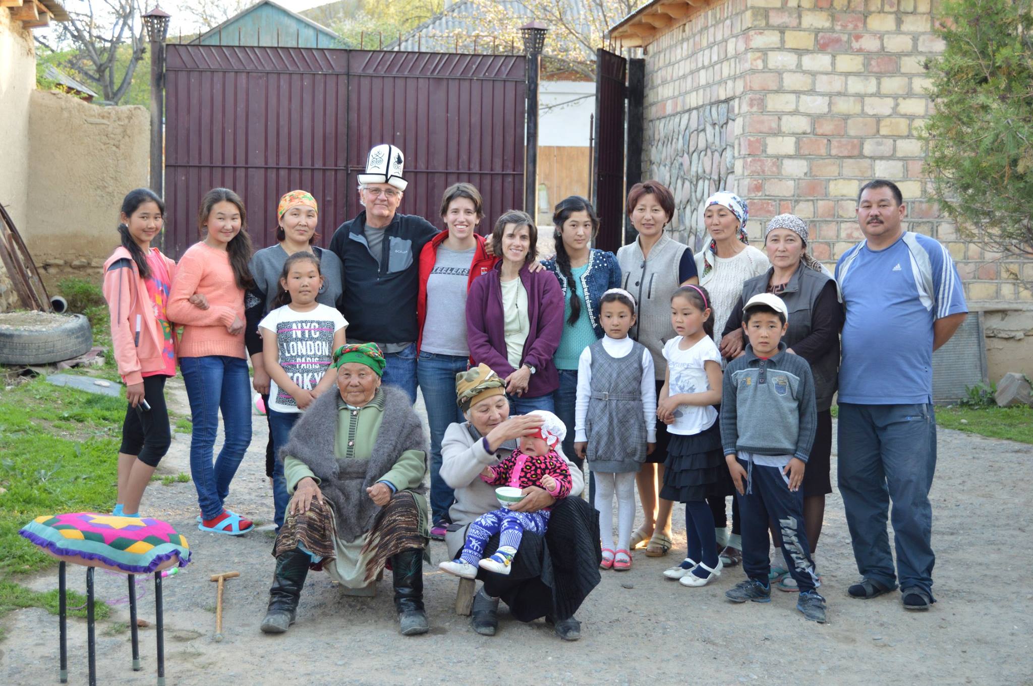 Emma's family in Toktogul
