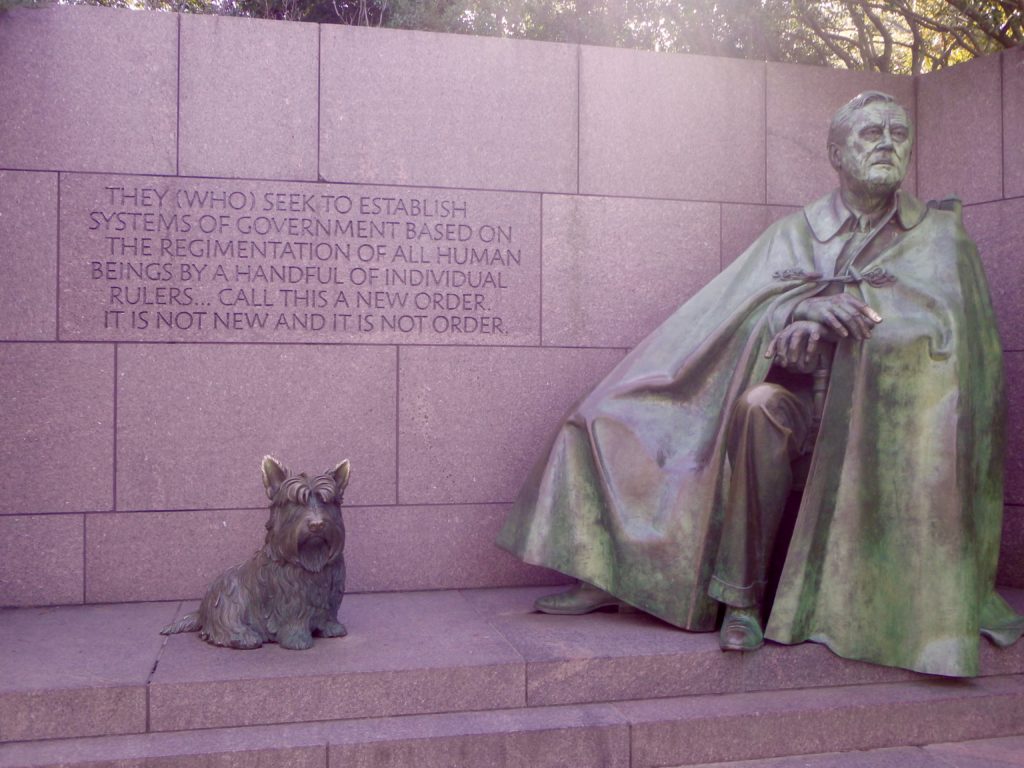 franklin Roosevelt memorial national mall washington dc in a day