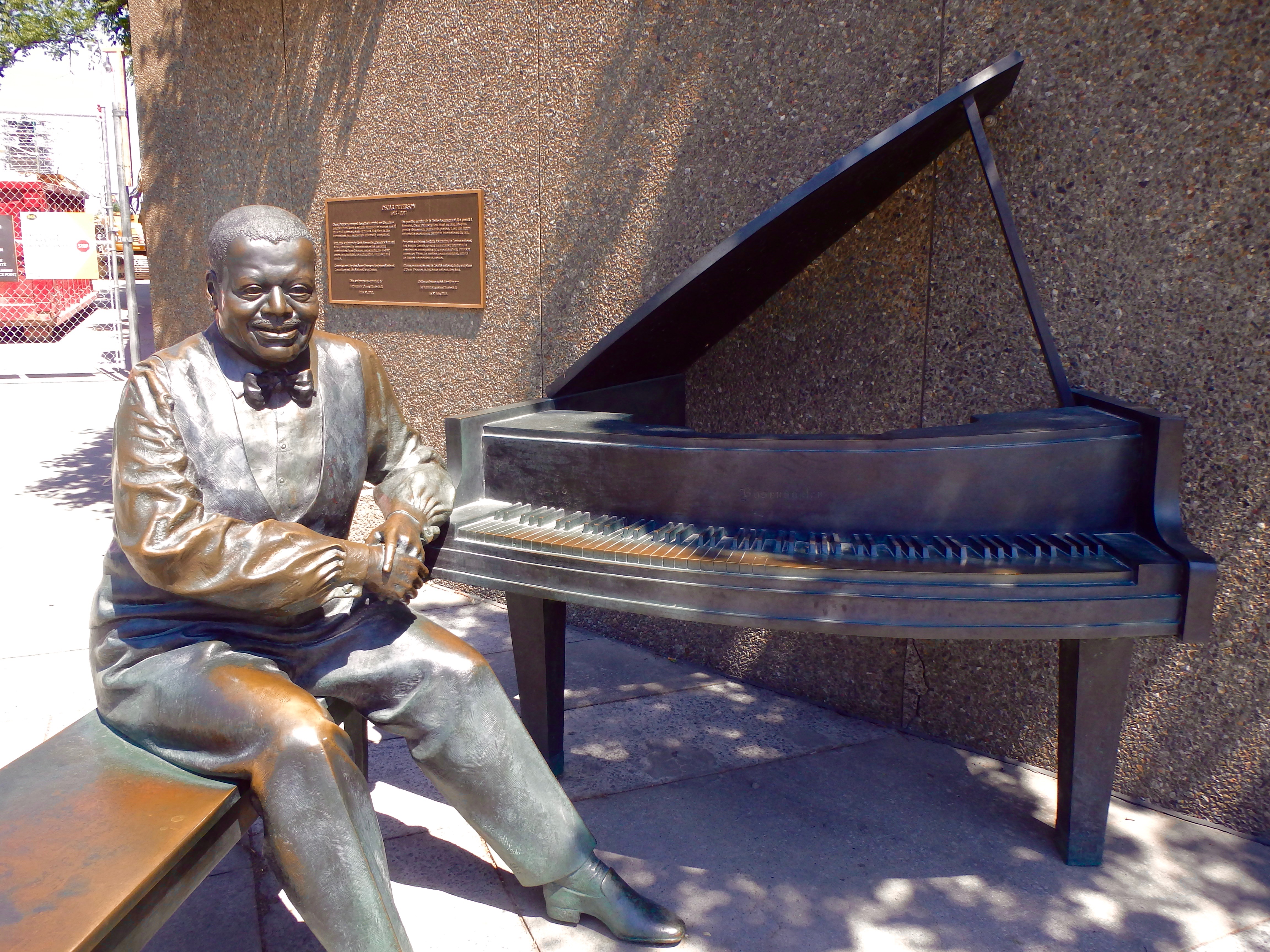 piano man statue ottawa oscar peterson public art in ottawa