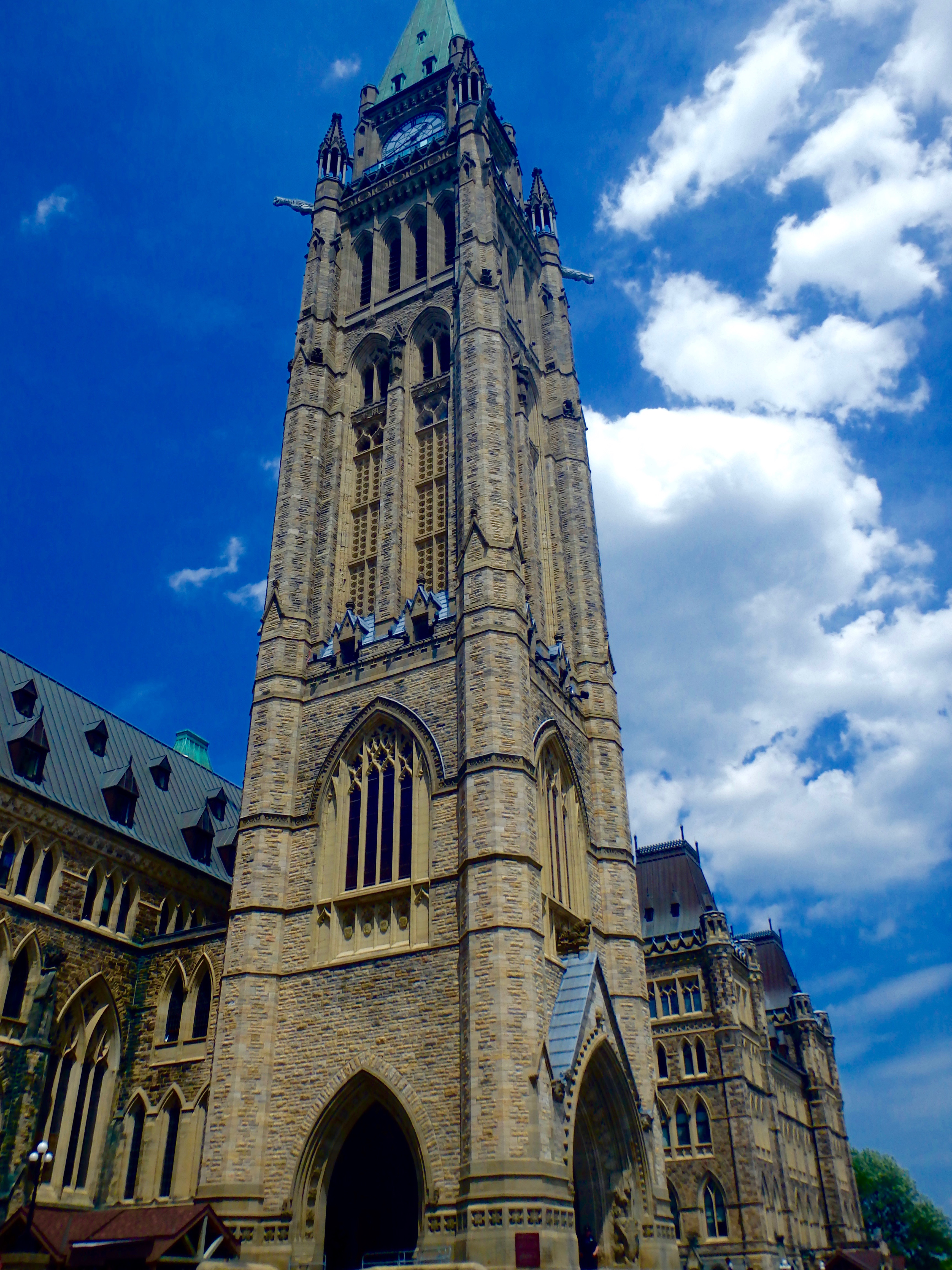 Peace Tower parliament hill ottawa Canada city walking tour